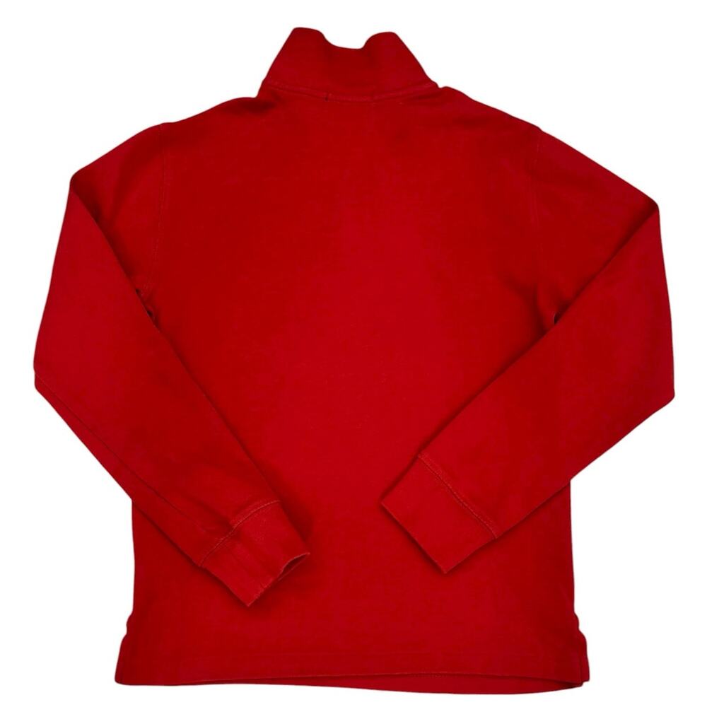 POLO RALPH LAUREN Boys Red Zip Pullover Size Large 14-16 - Picture 4 of 4